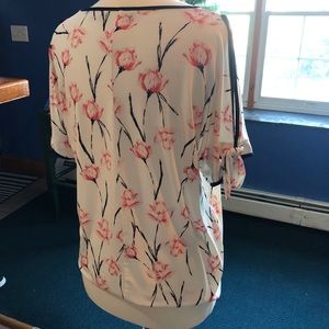Ivanka Trump - Women's Cold Shoulder Floral Top